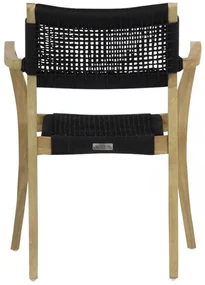 Tuinset 4 personen 200 cm Rope Zwart Lifestyle Garden Furniture Dallas/Brookline