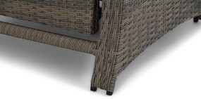 Bistroset 2 personen  Wicker Grijs Garden Collections Detroit