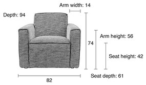 Zuiver Bor Creme Fauteuil Modern Design