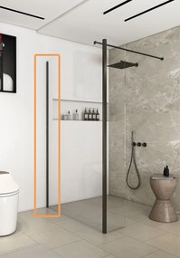 Saniclear Redro Iron muurprofiel verouderd ijzer - gunmetal