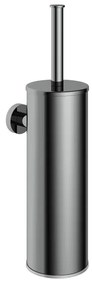 Hotbath Cobber WC-borstelgarnituur wandmodel zwart chroom CBA11BK