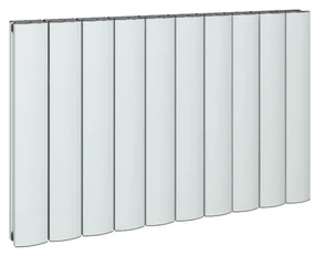 Eastbrook Guardia horizontale aluminium radiator 60x104cm Mat wit 1790 watt