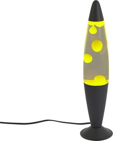 Lavalamp helder met gele wax incl. LED - Molten Lava