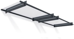 Moderne deurluifel Nancy 3 m Palram - Canopia antraciet