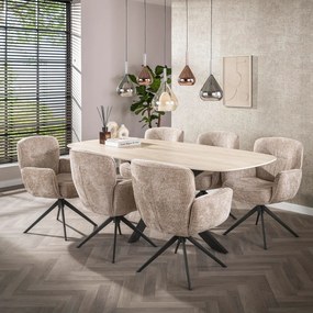 Eetkamerstoel Draaibaar Zand