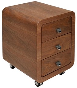 Kare Design Club Walnut Walnoot Bureau Ladenblok - 40x45x54cm.