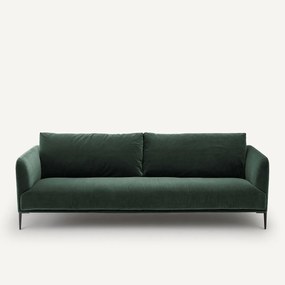3- of 4-zits fluwelen bank, OSCAR, ontwerp Emmanuel Gallina