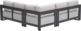 Garden Impressions Malakka loungebank 3-delig - light teak look