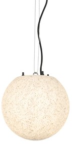 Smart buitenlamp met dimmer grijs 25 cm IP65 incl. Wifi A60 - Nura Modern E27 IP65 Buitenverlichting bol / globe / rond