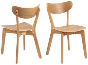 ROXY Natuurlijk eiken - HOUTEN STOEL VOOR WOONKAMER, EETKAMER, KEUKEN, RETRO