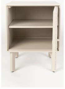 Zuiver Morning Beige Nachtkastje Met Ribbels - 45x40x58cm.