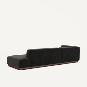 Linker hoekbank XL chenille fluweel, Jacopo