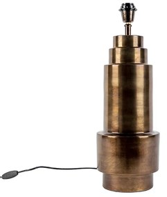 Art Deco tafellamp brons - Bruut Art Deco Binnenverlichting Lamp