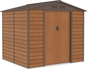 Lahti metalen gereedschapshuis 2,1 x 1,9 m Winkel Boss houtachtig