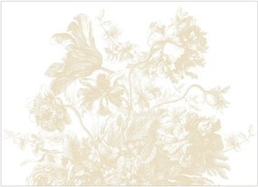 Behang Frans Uyterlinde - Engraved Flowers