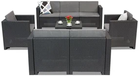 Colorado Coffee Box 7 antraciet Bica technorattan tuinset