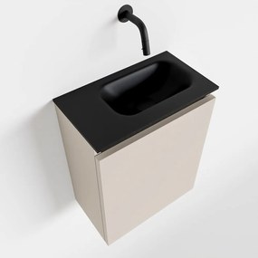 Mondiaz Ture 40cm toiletmeubel linen met wastafel urban rechts geen kraangat