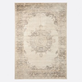 Vintage vloerkleed, bedrukt, used-effect, DIONA