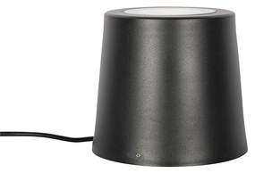 Moderne tuinspot zwart rond IP65 AR111 - Lennard