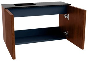 Mondiaz Joya 70cm toiletmeubel ruby met wastafel faye links zonder kraangat urban