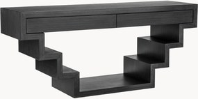 Wandconsole Rialto van hout met lades
