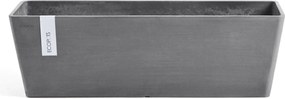 Ecopots bloempot Bruges 55 - Rechthoekig - Grey - 55,5cm x 17cm x H17cm