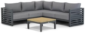 Hoek loungeset  Aluminium Grijs 5 personen Santika Furniture Santika Jaya