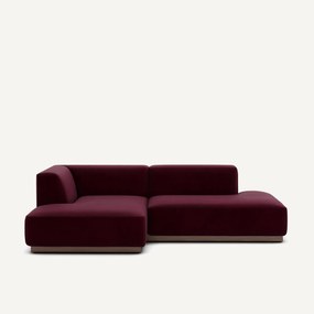 Linkse hoekbank in fluweel, Jacopo