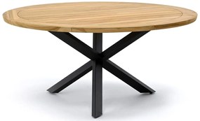 Dining Tuintafel rond 160 cm Grijs Prado