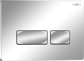 Mexen Tex 04 spoelknop, glanzend chroom - 6104-03