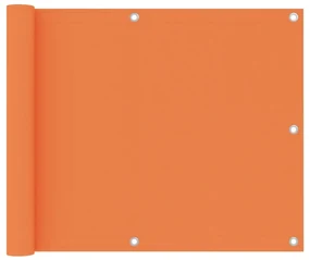 vidaXL Balkonscherm 75x500 cm oxford stof oranje