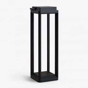 Draadloze Led-zonne-tafellamp Voor Buiten Nualla Zwart & ↑50 Cm - Sklum