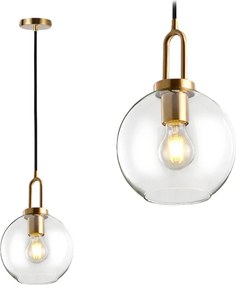 Plafondlamp Hangende Glazen Bol 20cm APP629-1CP