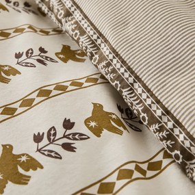 Dekbedovertrek van gewassen katoen, Rosarius