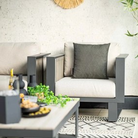 Garden Impressions Gabon loungeset 4-delig -taupe