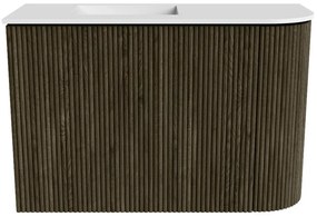 Mondiaz Joya 60cm toiletmeubel ronding rechts shadow met wastafel faye links 1 kraangat talc