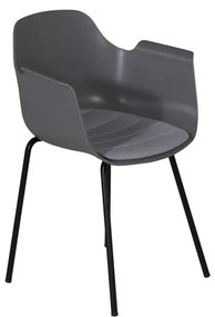 Jörn Eetkamerstoel - Malin - Donkergrijs - Kunststof - Jörn